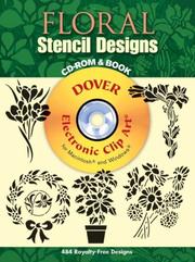 Floral Stencil Designs CD-ROM and Book by Dover Publications, Inc.