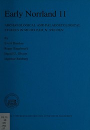 Archaeological and palaeoecological studies in Medelpad, n. Sweden by Evert Baudou