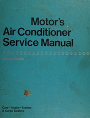 Cover of: Motor's air conditioner service manual