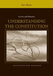 Cover of: Corwin and Peltason's Understanding the Constitution