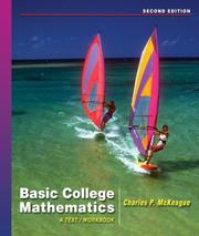Cover of: Basic College Mathematics: a text/workbook