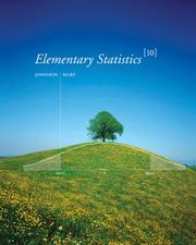 Cover of: Elementary Statistics (with Students Suite & Video Skillbuider CD-ROMs) (10th Edition) by Robert R. Johnson, Patricia J. Kuby