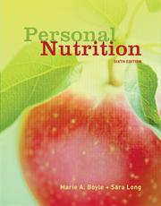 Cover of: Personal Nutrition (with InfoTrac  1-Semester Printed Access Card)