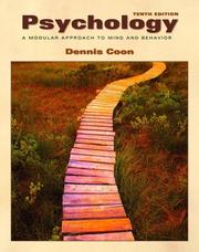 Cover of Thomson Advantage Books: Psychology by Dennis Coon
