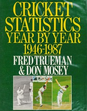Cover of: Cricket Statistics Year-by-year, 1946-87