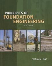 Cover of: Principles of Foundation Engineering by Braja M. Das