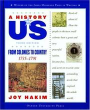Cover of: A History of US: Book 3 by Joy Hakim