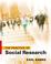 Cover of: The Practice of Social Research