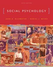 Cover of: Social Psychology by John D. DeLamater, Daniel J. Myers