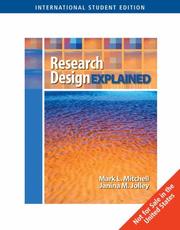 Cover of: Research Design Explained