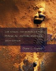 Cover of: Lab Manual and Workbook for Physical Anthropology by 