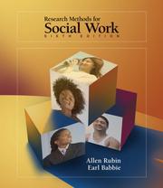 Cover of: Research Methods for Social Work by Allen Rubin, Earl R. Babbie