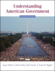 Cover of: Understanding American Government by Susan Welch, John Gruhl, John Comer, Susan M. Rigdon