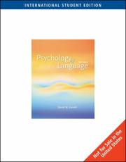 Cover of: Psychology of Language by David W. Carroll