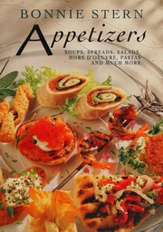 Cover of: Appetizers : Soups, Spreads, Salads, Hors d'oeuvre, Pasta and Much More: a Cookbook