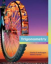 Cover of: Trigonometry by Charles P. McKeague, Mark D. Turner