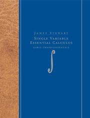 Cover of: Single Variable Essential Calculus: Early Transcendentals