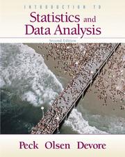 Cover of: Introduction to Statistics and Data Analysis