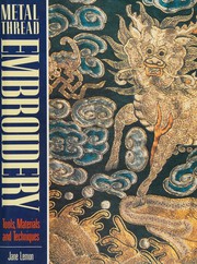 Cover of: Metal thread embroidery by Jane Lemon
