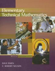 Cover of: Elementary Technical Mathematics