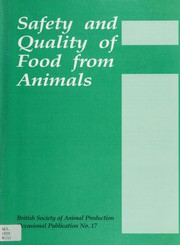 Cover of: Safety and quality of food from animals by edited by J.D. Wood and T.L.J. Lawrence.