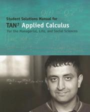 Cover of: Student Solutions Manual for Tan's Applied Calculus for the Managerial, Life, and Social Sciences, 7th