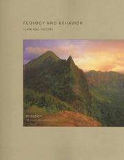 Cover of: (Volume 6) - Ecology and Behavior (Biology: The Unity and Diversity of Life) by Cecie Starr, Ralph Taggart