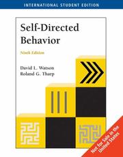 Cover of: Self-Directed Behavior (Ise) by David Watson, Roland G. Tharp