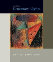 Cover of: Elementary Algebra, Updated Media Edition (with CD-ROM and MathNOW, Enhanced iLrn Mathematics Tutorial, SBC Web Site Printed Access Card) by Alan S. Tussy, R. David Gustafson