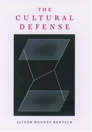 Cover of: The cultural defense by Alison Dundes Renteln