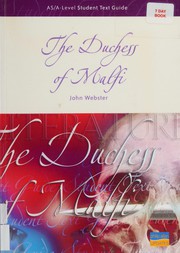 Cover of: The Duchess of Malfi: John Webster