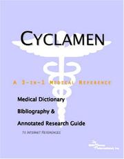 Cover of: Cyclamen | ICON Health Publications