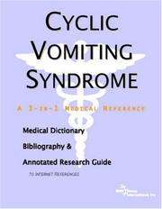 Cover of: Cyclic Vomiting Syndrome by ICON Health Publications