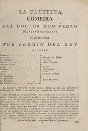 Cover of: La faustina by Pietro Napoli Signorelli