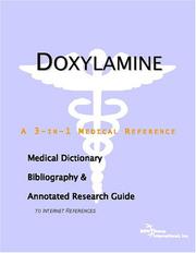 Cover of: Doxylamine | ICON Health Publications