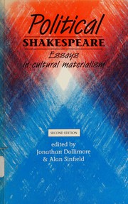 Political Shakespeare by Jonathan Dollimore, Alan Sinfield