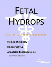 Cover of: Fetal Hydrops by ICON Health Publications