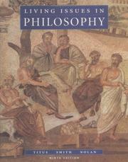 Cover of: Living Issues in Philosophy, Ninth Edition by Harold Titus, Marilyn Smith, Richard Nolan