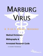 Marburg Virus by ICON Health Publications