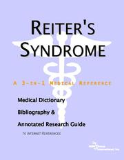 Cover of: Reiter's Syndrome - A Medical Dictionary, Bibliography, and Annotated Research Guide to Internet References by ICON Health Publications