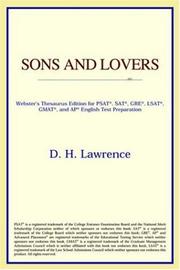 Cover of: Sons and Lovers | ICON Reference