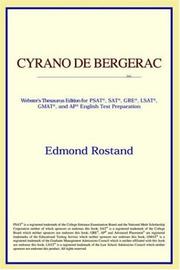 Cover of: Cyrano De Bergerac by ICON Reference
