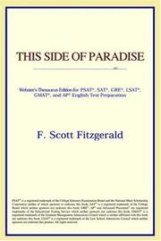 Cover of: This Side of Paradise by ICON Reference