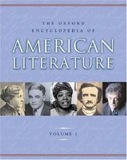 Cover of: The Oxford Encyclopedia of American Literature: Four volumes