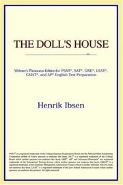 Cover of: The Doll's House by Henrik Ibsen, ICON Reference