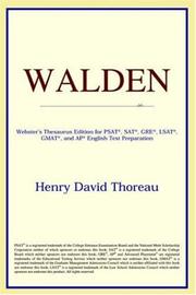 Cover of: Walden by ICON Reference