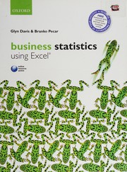 Cover of: Business statistics using Excel