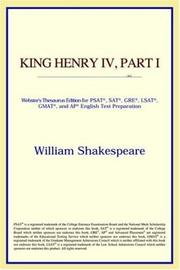 Cover of: King Henry IV by ICON Reference