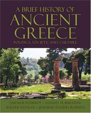 Cover of: A Brief History of Ancient Greece by Sarah B. Pomeroy, Stanley M. Burstein, Walter Donlan, Jennifer Tolbert Roberts