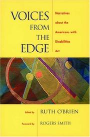 Cover of: Voices from the Edge: Narratives about the Americans with Disabilities Act
